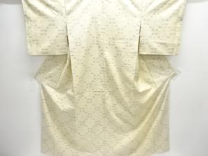 桑原貞吉作　トンボ絣織り出し手織り紬着物